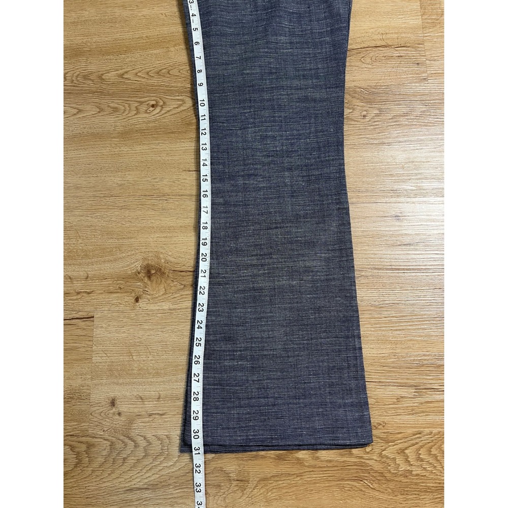 Alice + Olivia Trouser Pants Womens 8 Gray Charcoal Flare Bootcut Dress Pants - Picture 4 of 4